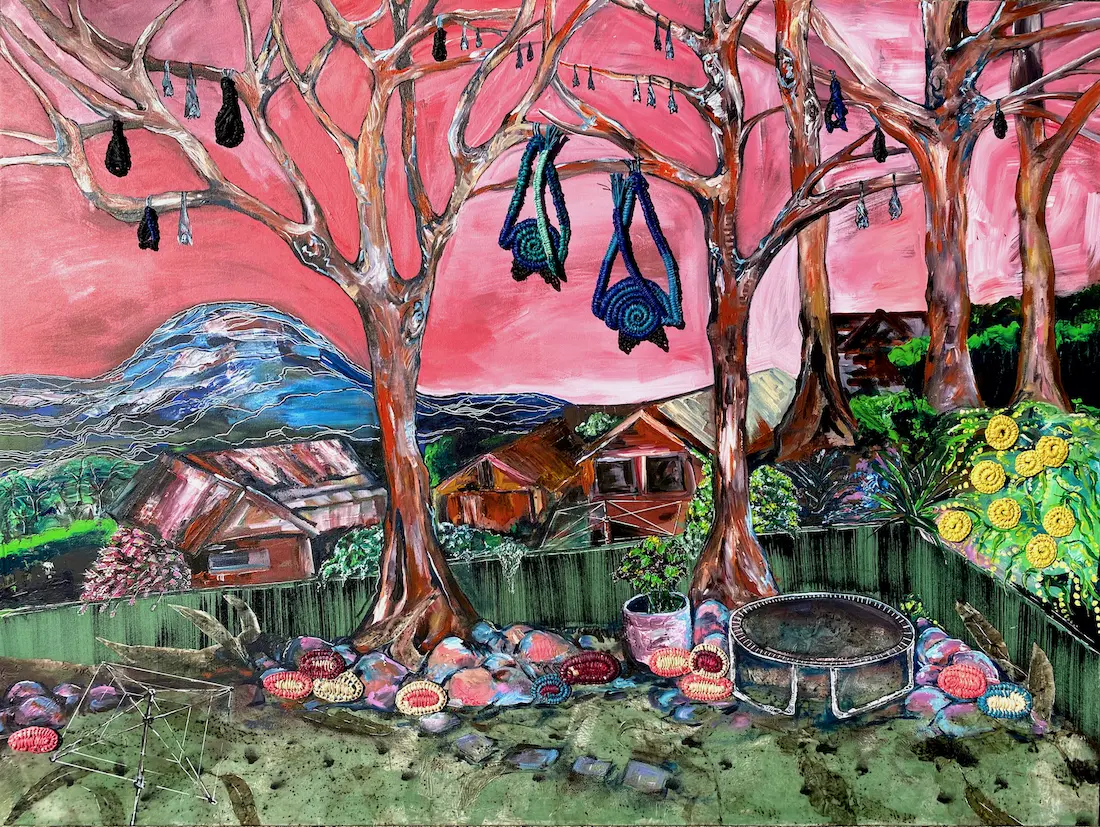 Keft_Virginia_matjam bagin tja (Flying Fox in the twighlight)